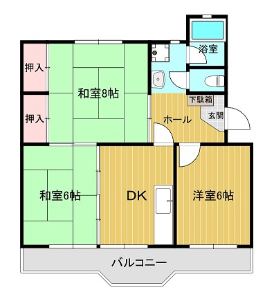 【間取り】 | ヴィラ・エクセル