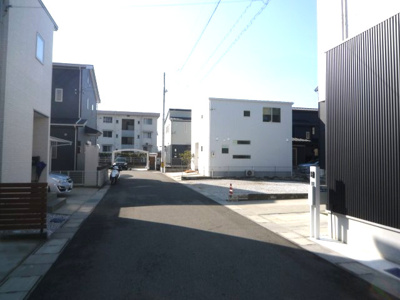 【前面道路含む現地写真】 | 一宮東町分譲地