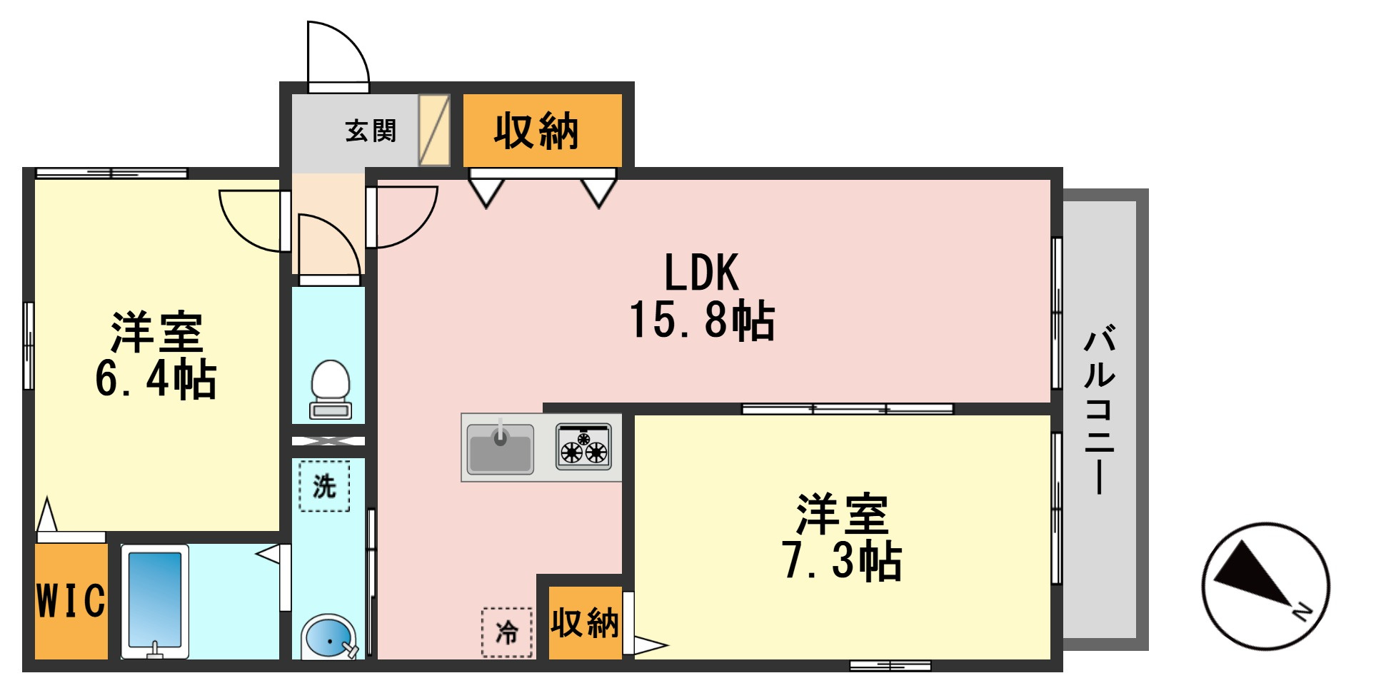 ウィステリア篠崎の間取り