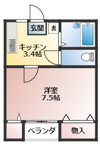 【間取り】 | コーポパンジー