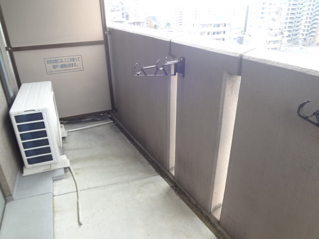 ポルト新神戸のバルコニー