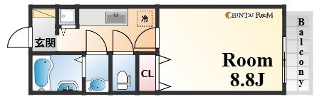 モナリエ青谷の間取り