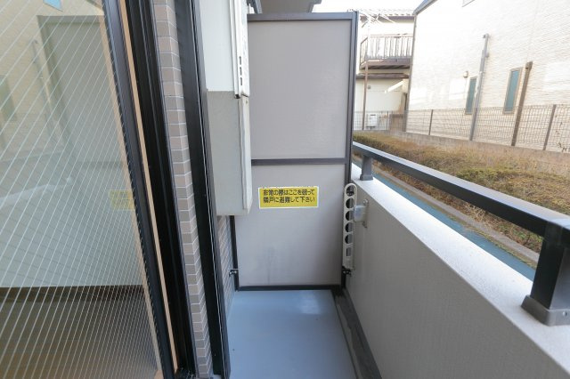 阿部松島マンションのバルコニー