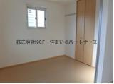 セジュール合川南Bの寝室|落ち着いた色調の寝室です