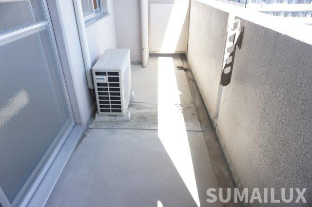 ビュークレスト京町のバルコニー