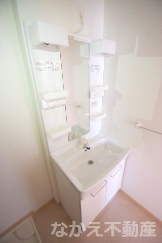 【洗面所】 | スペースが確保できる洗面所です