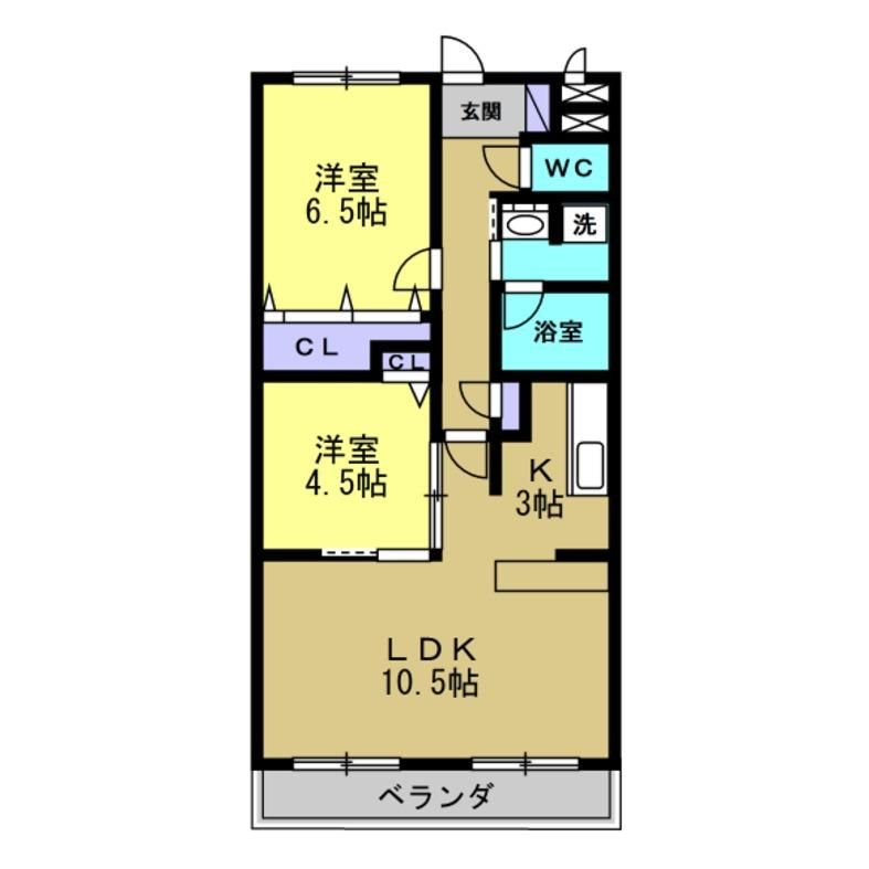 クリスタルスクエアの間取り