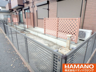 【庭】 | ロイヤルローサ | 簡単な家庭菜園も楽しめるお庭です