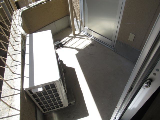 紅霞荘のバルコニー