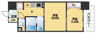 【間取り】 | セレニテ心斎橋グランデ
