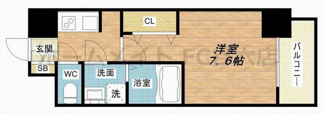 【間取り】 | La Douceur西天満