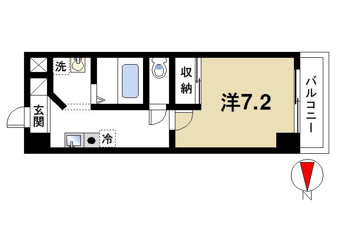 インペリアル奈良大宮の間取り|使い勝手のいい間取りです