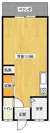 高見マンションの間取り