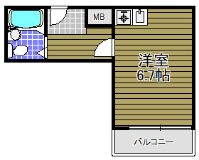 スクエア錦織の間取り