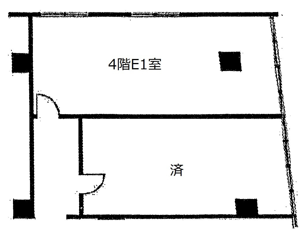 台東区浅草橋５丁目の事務所の間取り