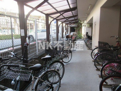 【その他共用部分】 | ラポールくき（布施賃貸） | 駐輪場です