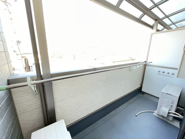 ロータス長瀬のバルコニー