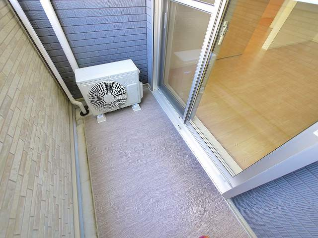 セレーノ（荒蒔町）のバルコニー|広々としたバルコニーです