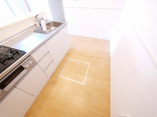 セレーノ（荒蒔町）のキッチン|きれいなキッチンです