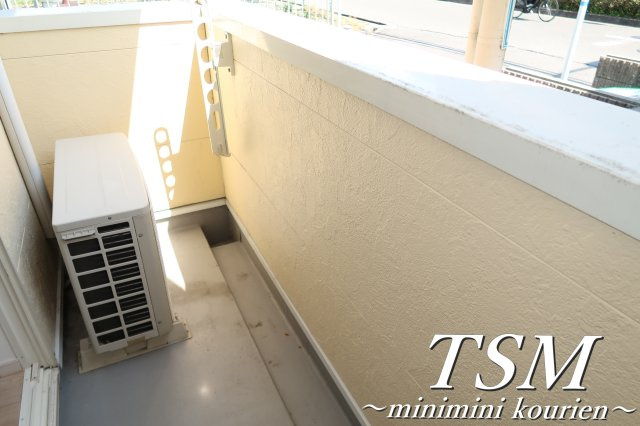 ルシアＳ＆Ｔのバルコニー|南向きのバルコニー