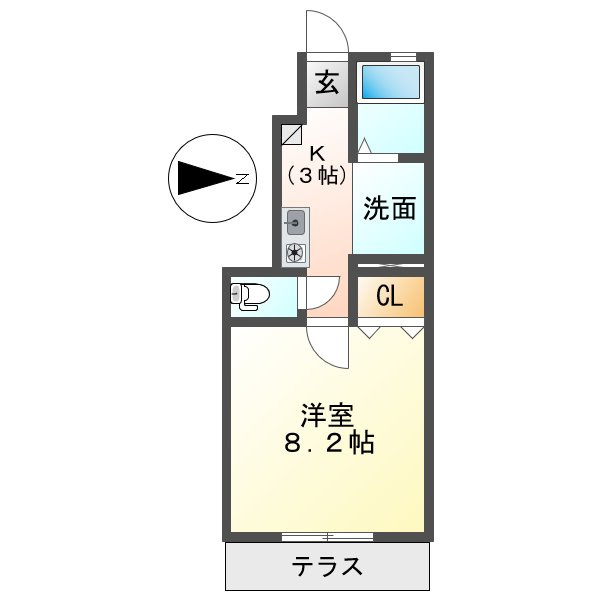 総社市総社２丁目のアパート