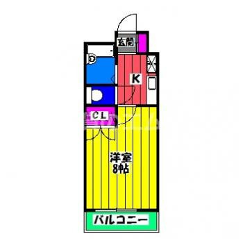 【間取り】 | 竹下駅前ＥＮハイツ | 竹下駅前ＥＮハイツの間取り
