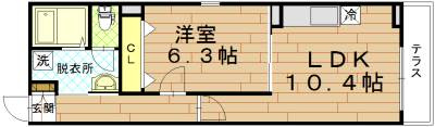 フレイムパークイーストの間取り