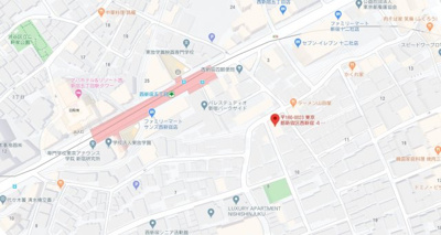 【地図】 | 西新宿コーポビアネーズ