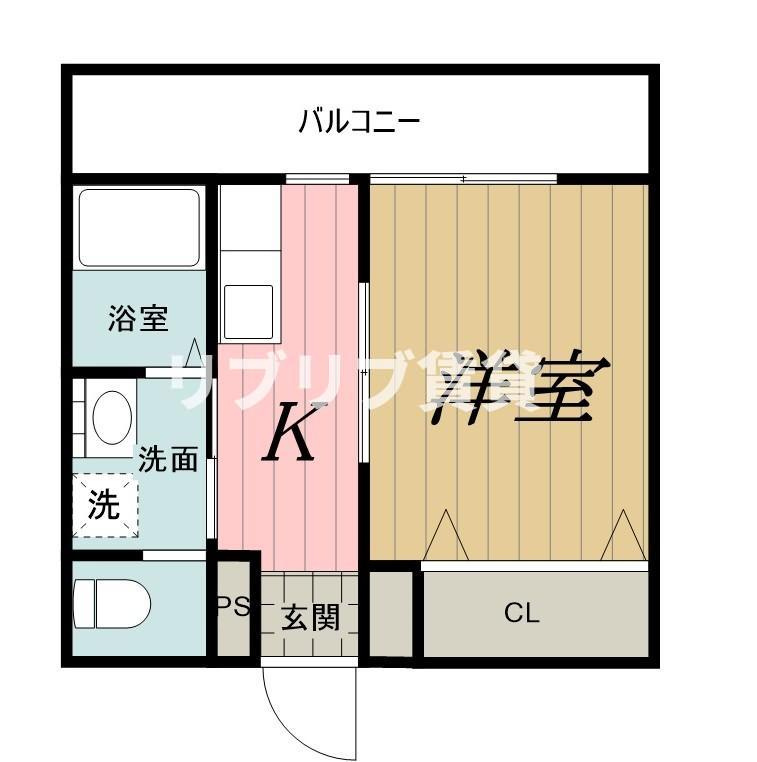 Minyl（ミニール）轟の間取り