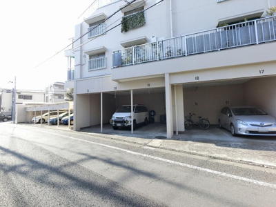 【駐車場】 | 雪ヶ谷ハイム | 平置き駐車場