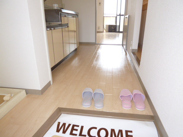 コーポジュネスＢの玄関