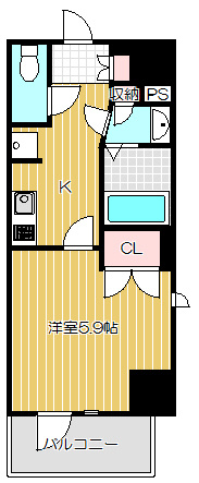 【間取り】 | レジディア中延Ⅱ　