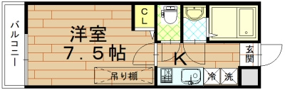 Mpi’s京都西院（エムピーアイズ京都西院）の間取り
