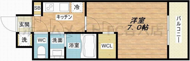 【間取り】 | エスリード難波 THE FIRST