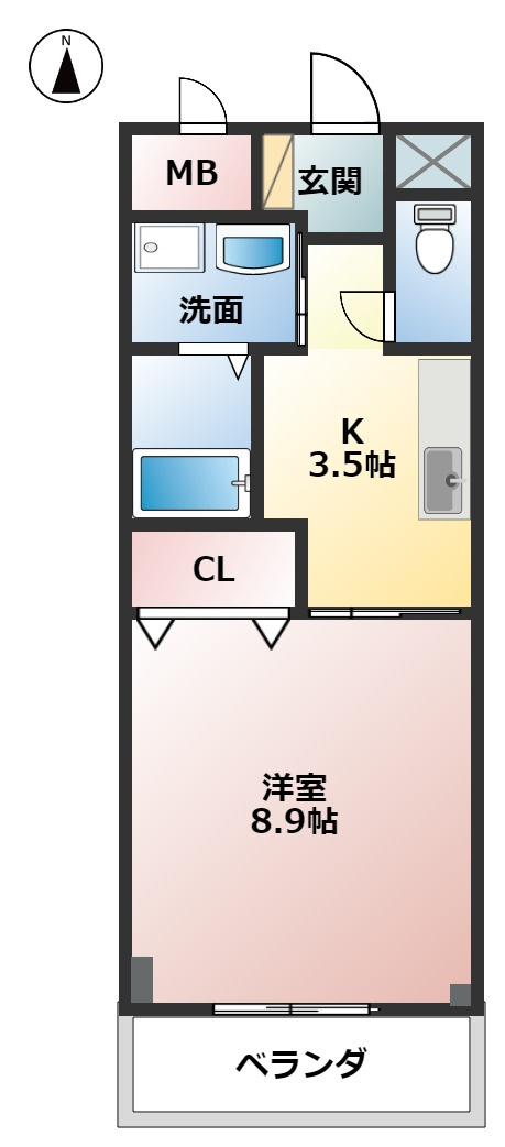 GRACE大井Ⅰの間取り|図面と現況に相違ある場合には、現況優先とします