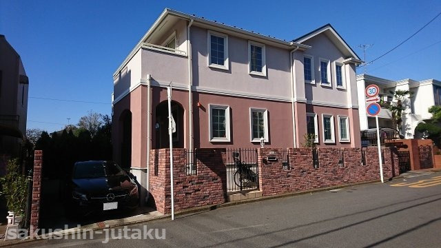 八千代市大和田新田　中古戸建　東急ホームの輸入住宅の外観