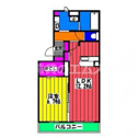 【間取り】 | Ｄ－ｒｏｏｍ空港西の間取り