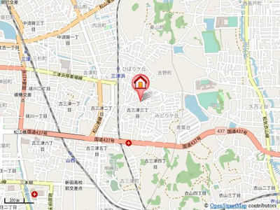 【地図】 | ピアチェーレA・K　Ⅰ
