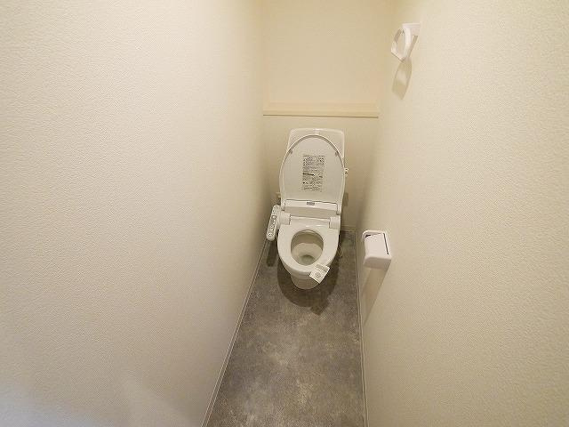 グリュックメゾン西大寺のトイレ|落ち着いた色調のトイレです