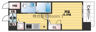 【間取り】 | エスリード谷町六丁目