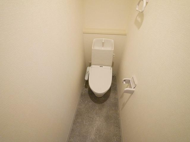 グリュックメゾン西大寺のトイレ|落ち着いた色調のトイレです