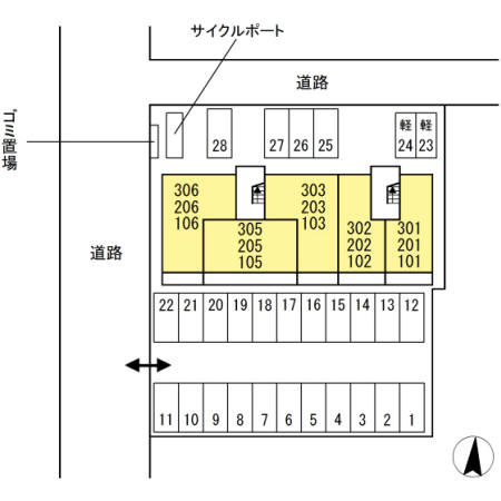熊本市北区弓削６丁目のアパートのその他