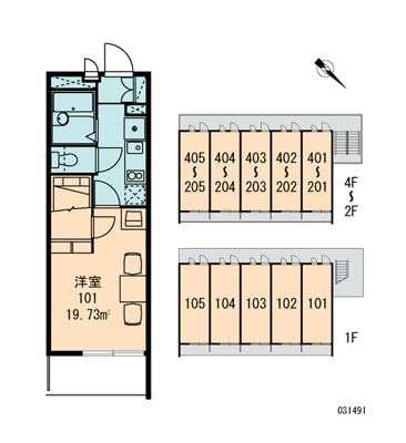 【区画図】 | カメリア　西片江