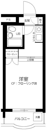 【間取り】 | ハイタウン新丸子ナンバー2