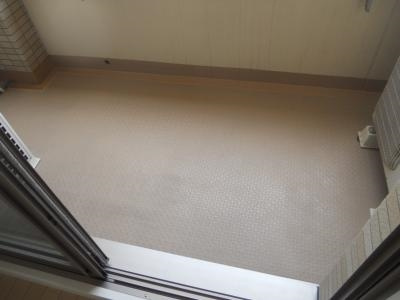 カスタリア壬生のバルコニー|専用庭タイプとなります。