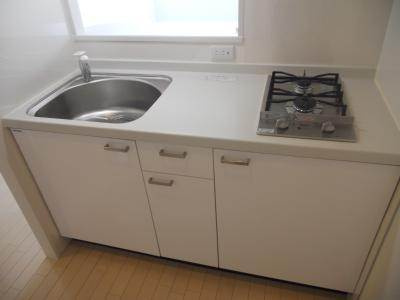 カスタリア壬生のキッチン|２口ガスキッチン