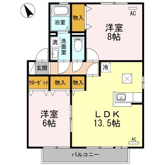 【間取り】 | ソレーユガーデン　A