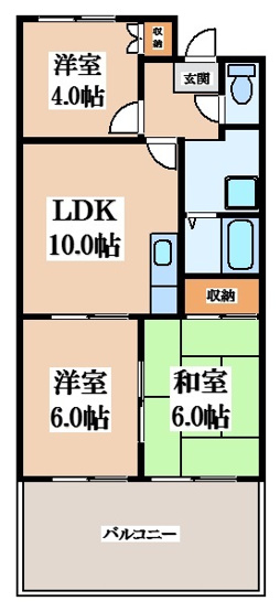 【間取り】 | ツインフラッツ