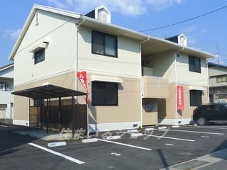 広島市安佐北区落合南３丁目のアパートの外観