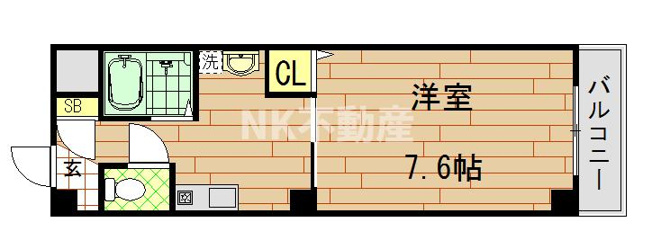 【間取り】 | ハイツレバランス（長瀬賃貸） | 間取りです